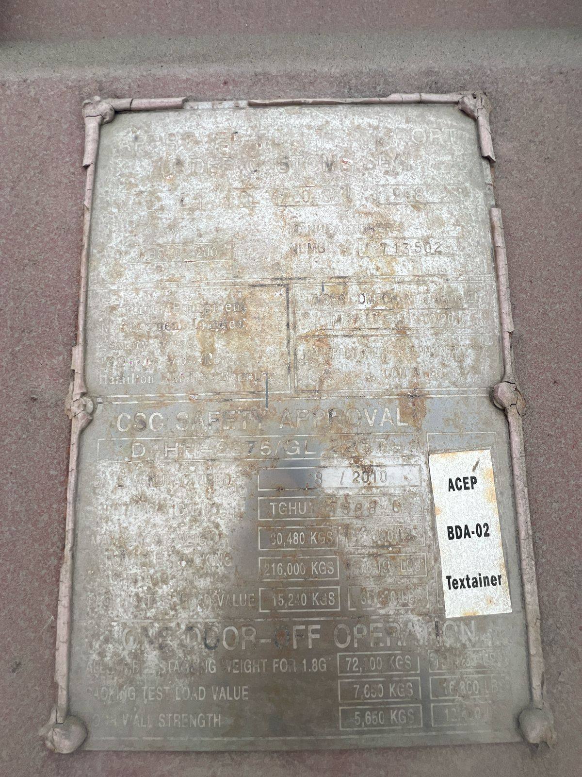 Морской контейнер TGHU1875880